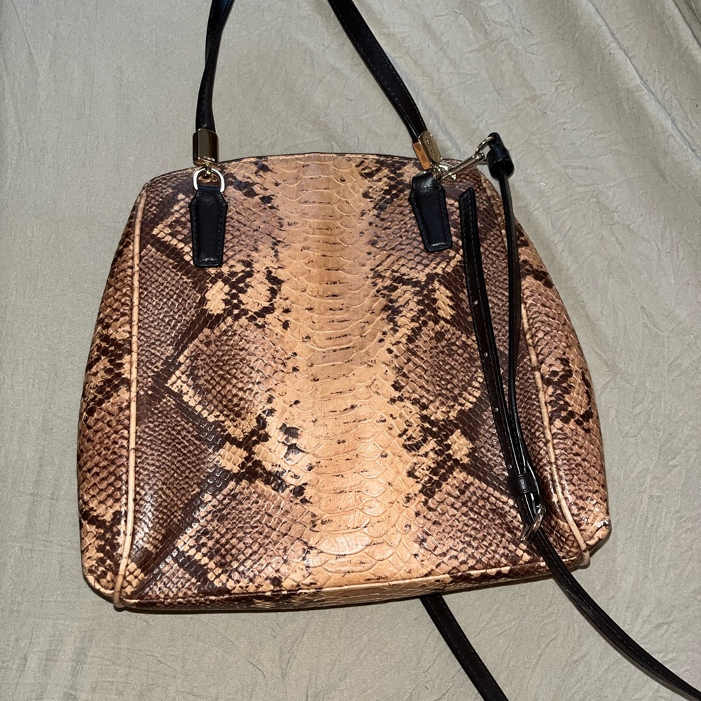 Coach Snakeskin Patterned Bag - image 3